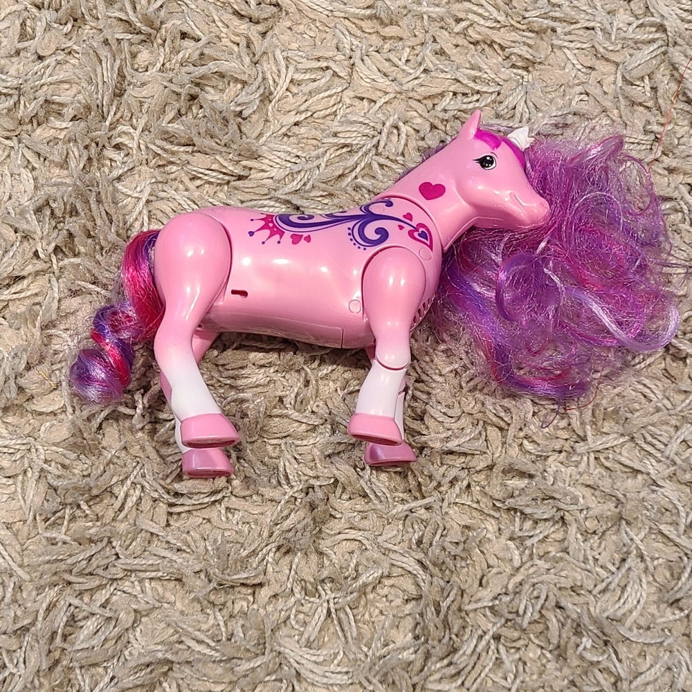 🦔Little Live Pets Pink Pony Doll Horse☀️